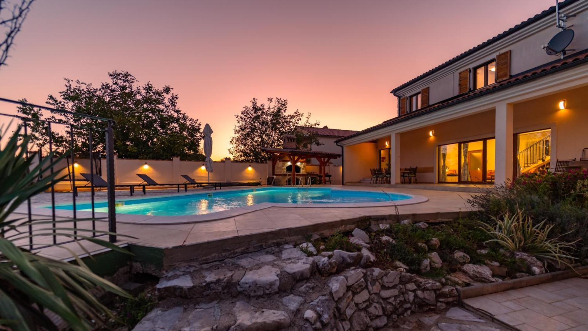 Villa Arton Heated Swimming-Pool Žminj Exteriör bild