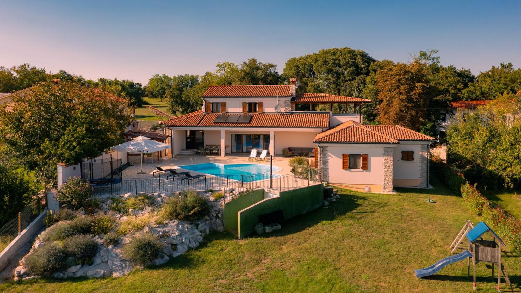 Villa Arton Heated Swimming-Pool Žminj Exteriör bild