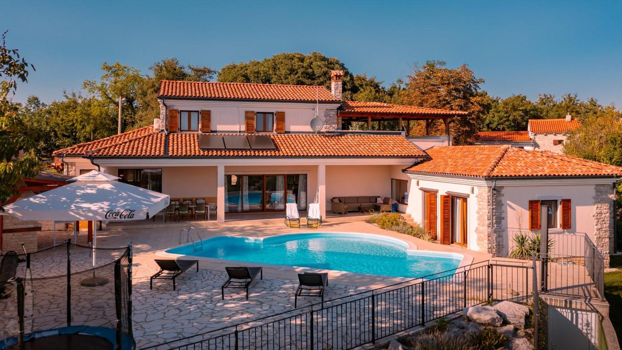 Villa Arton Heated Swimming-Pool Žminj Exteriör bild