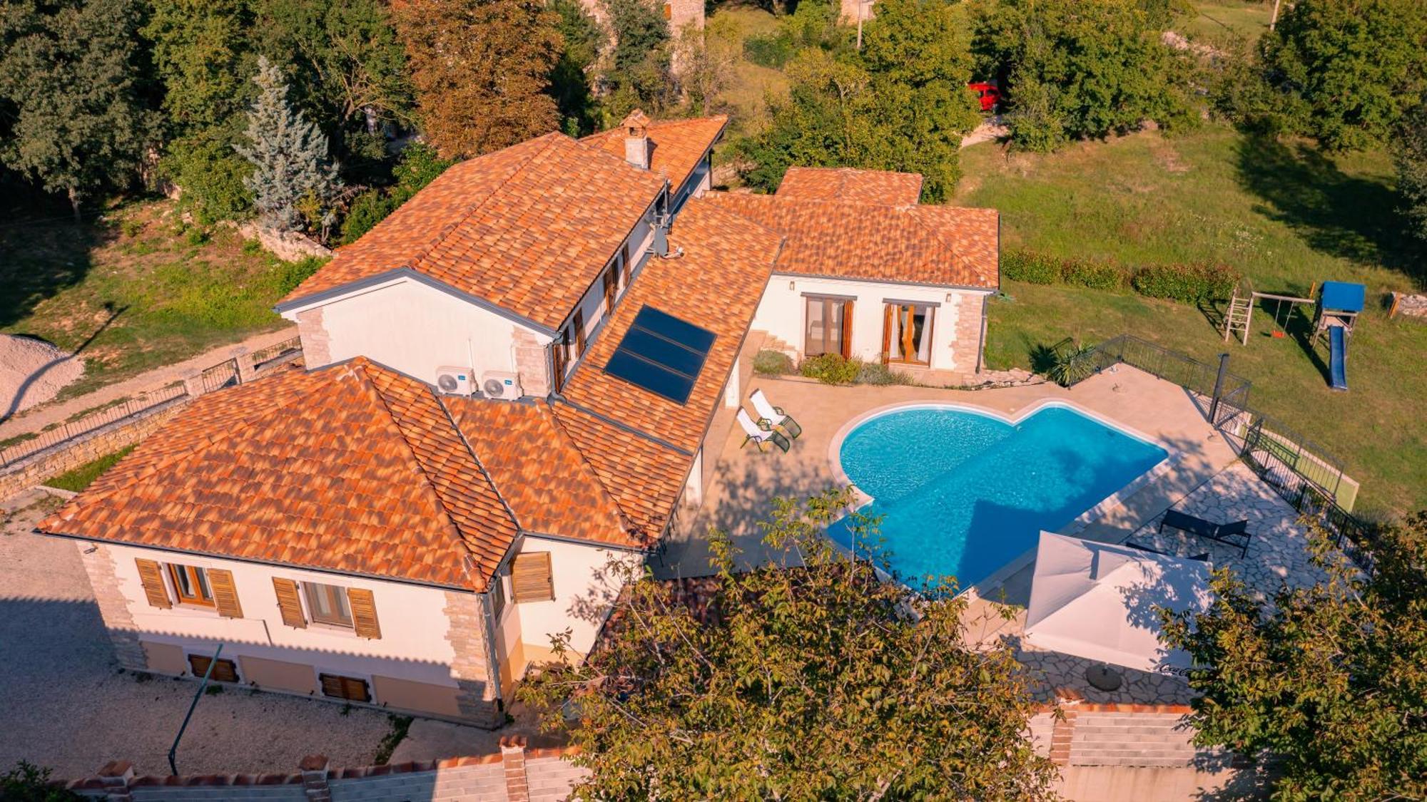 Villa Arton Heated Swimming-Pool Žminj Exteriör bild