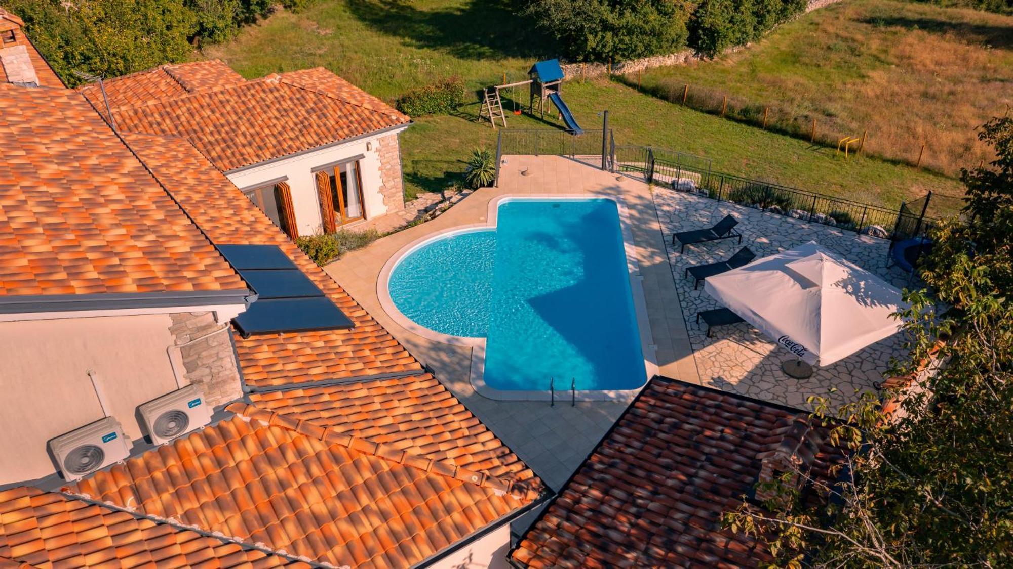 Villa Arton Heated Swimming-Pool Žminj Exteriör bild