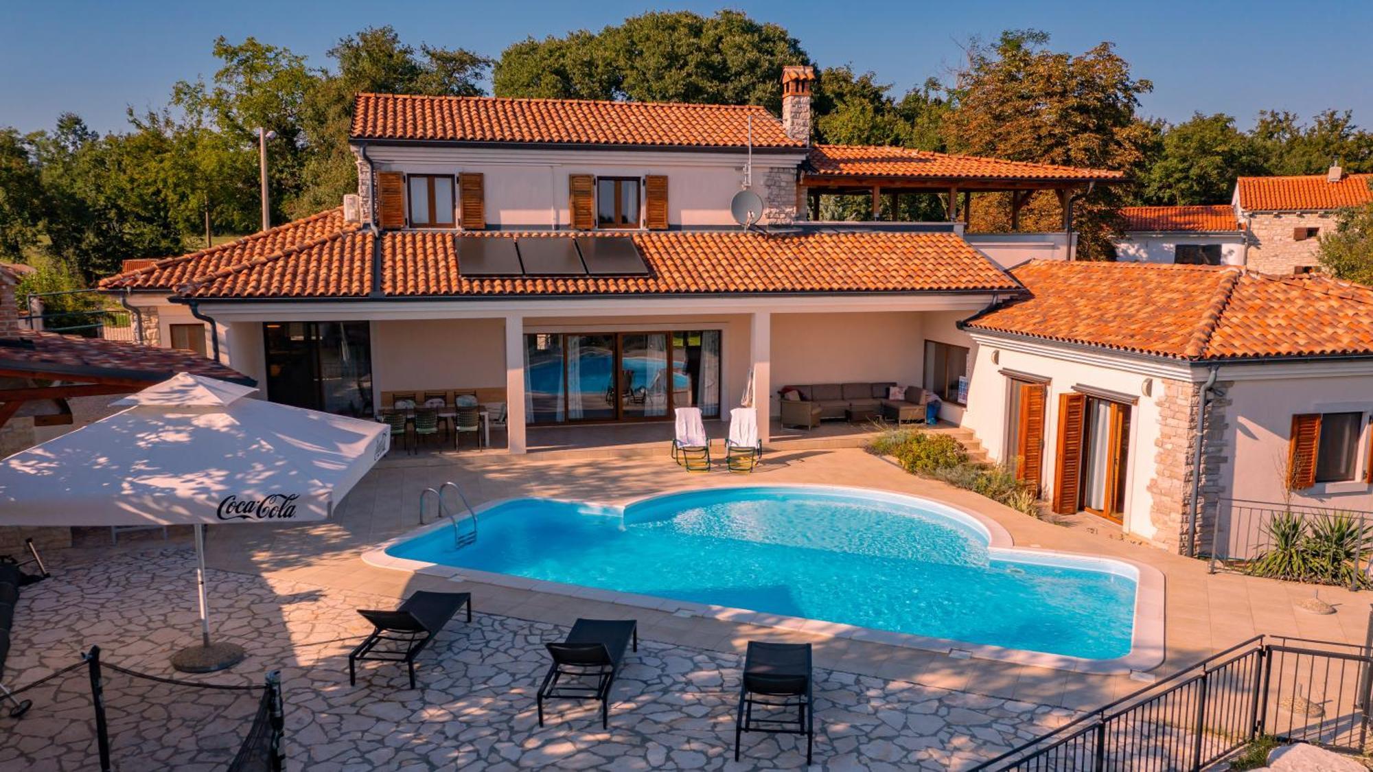 Villa Arton Heated Swimming-Pool Žminj Exteriör bild
